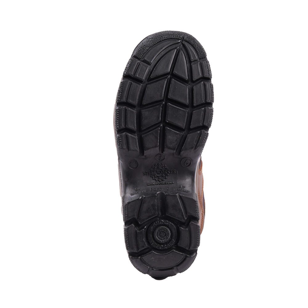 Armored leather boot