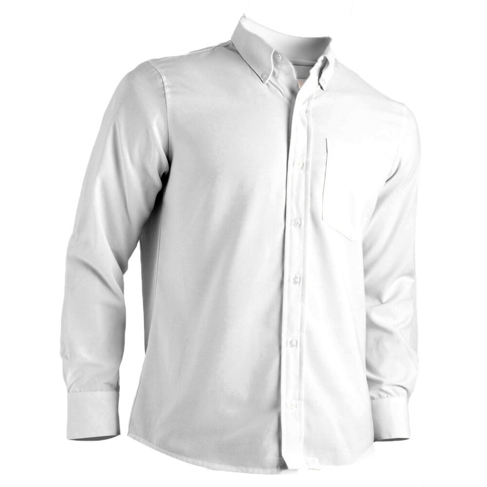 Camisa manga larga Oxford hombre