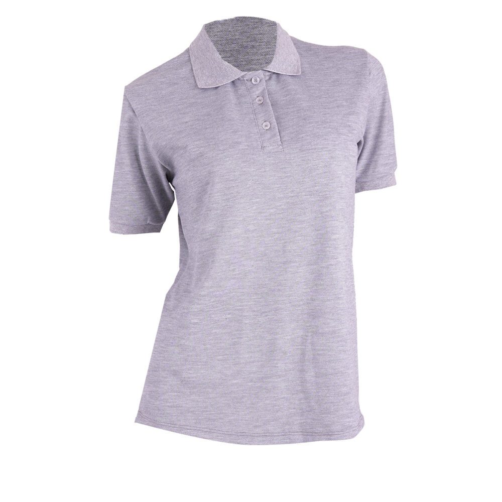 Women's short-sleeve piqué polo shirt