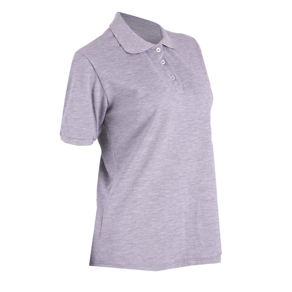 Women's short-sleeve piqué polo shirt