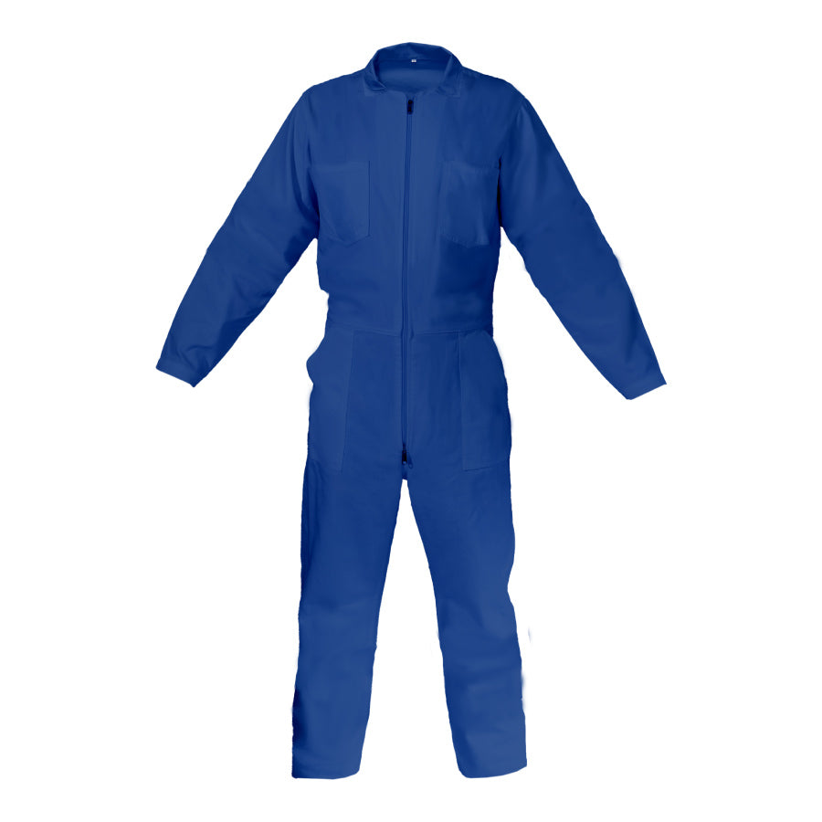 Long-sleeved denim coveralls