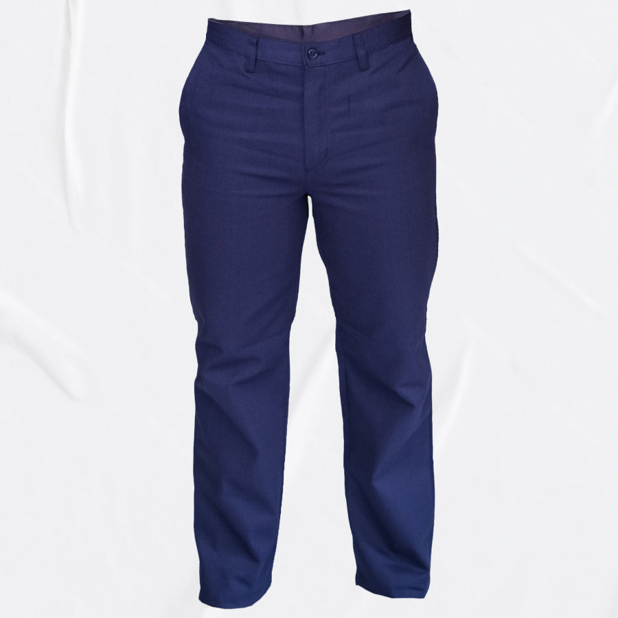 Pantalón clásico drill hombre Azul